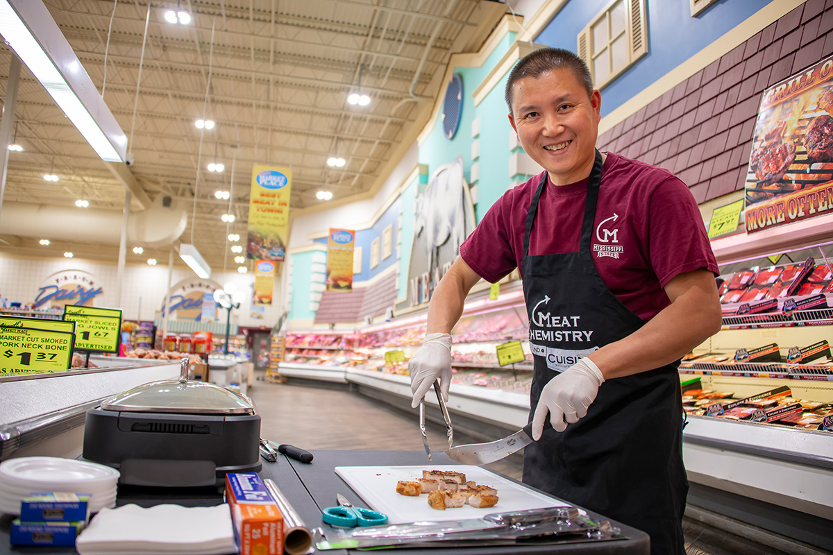 Thu Dinh, pictured at Vowell's Marketplace
