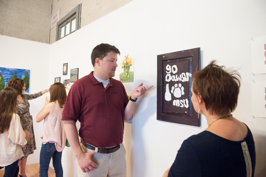 MSU ACCESS program and College of Architecture, Art and Design's "One Night Only" art exhibit