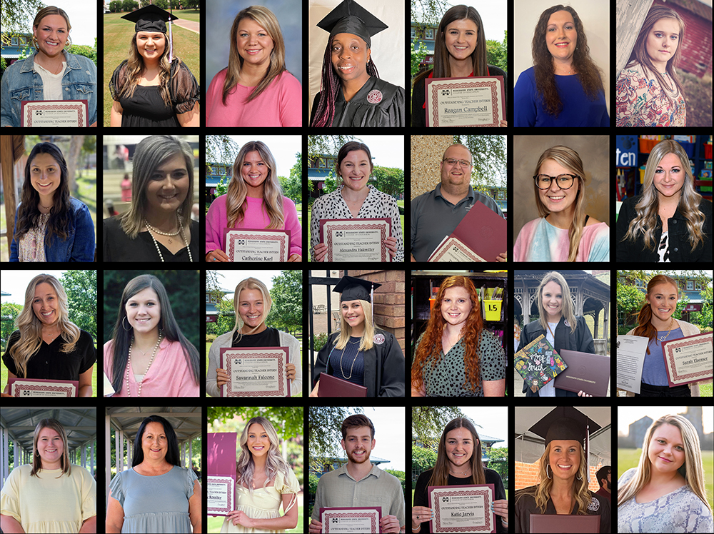 Outstanding spring 2022 teacher interns