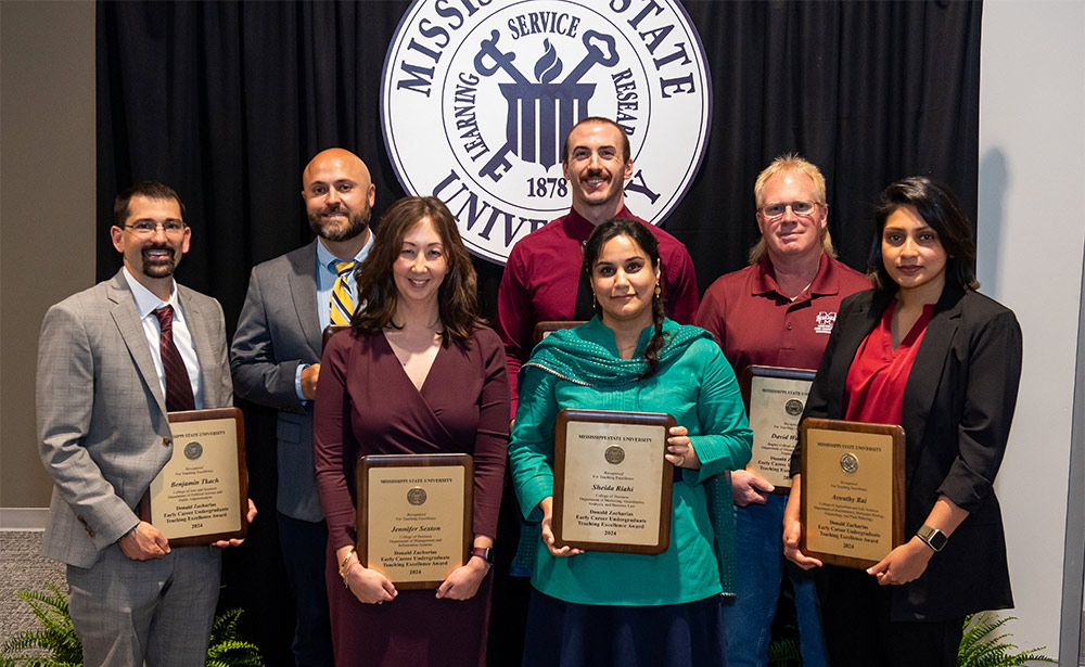 Donald Zacharias Early Career Undergraduate Teaching Excellence Award winners