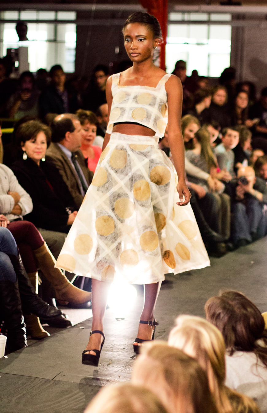 MSU Fashion Board models will stroll the runway Wednesday [Nov. 4] at 7 p.m. in Giles Hall. The models will be sporting fashionable outfits made of materials varying from soda cans, water bottle labels, dryer sheets and straws, to newspapers, bottle caps, and other recycled goods.