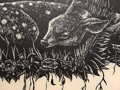 KADENCE LEWIS = WhereItsQuiet2[38].jpg – Wood Block Print